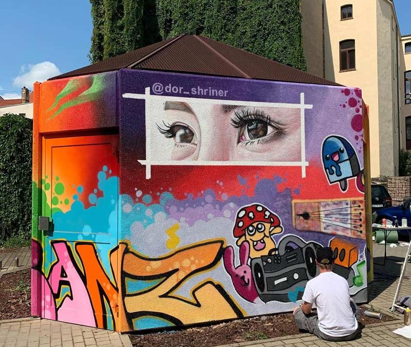 Graffiti-Projekt „So bunt ist Köthen“