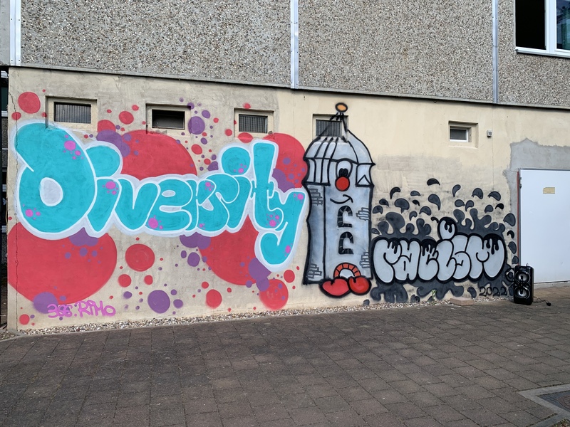Graffiti-Projekt “Schule ohne Rassismus”
